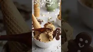 Gingerbread Ice Cream - recipe link in description