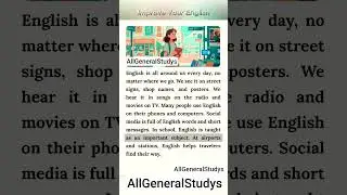 All General Studys - English Reading Practice _ Learning English Tips _ Improve your English