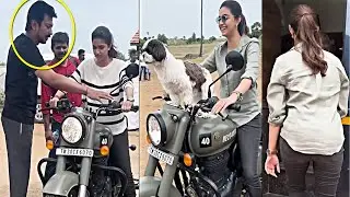 Keerthy Suresh With Tamilnadu CM Son Udhayanidhi Stalin | Keerthy Suresh Bike Riding | OKTV