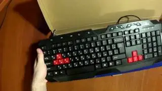 Распаковка Esperanza Titanum TK105 Ranger Gaming Keyboard