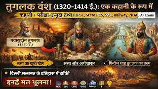 Medieval History: Tughlaq Dynasty in One Video 📜 |pcs, Lekhpal, VDO, SSC ke liye Ram-Baan Class