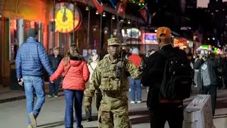 National Guard deployed in New Orleans' French Quarter ahead of New Year's celebrations