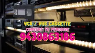 Convert Your VHS Tapes to USB or Google Drive | Best VHS to Digital Conversion Service in India 2025