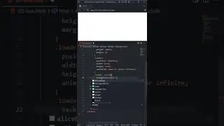 Loader using HTML and CSS #short #coding #webdevelopment