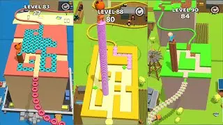 Stacky Dash Gameplay Level 81-90 || stacky dash mobile gameplay