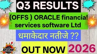 OFSS Q3 RESULTS 2026 | oracle financial services software Ltd|#india #ofss #stockmarket #stocks #bse