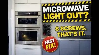 KitchenAid KOCE500E Microwave Light Replacement &mdash; Skip the Service Call (Quick and Easy DIY Fix)