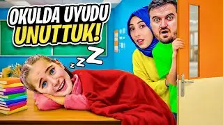 ELİF SİNEM OKULDA UYUDU KALDI !! EYVAH UNUTTU EVE GELMEDİ SINIFTA KİLİTLİ KALDI !! 