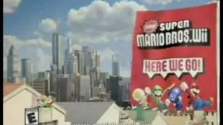 Новые рекламные ролики Super Mario Bros. Wii USA