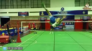 SEPAKTAKRAW CRAZY SKILLS | SCORPION TAPPING | SUNBACK ROLL SPIKE | SPINNING JUMP HOOK TAPPING