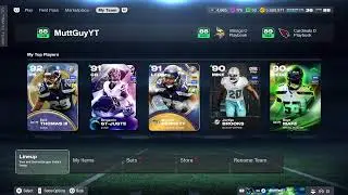 88 ovr 55/55 seahawks theme team gameplay Madden 26