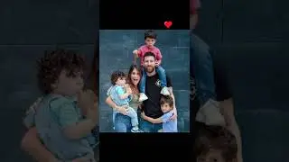 Messi with his kids and beautiful wife #messi #messiwife #messifamily #lionelmessi #antonelaroccuzzo