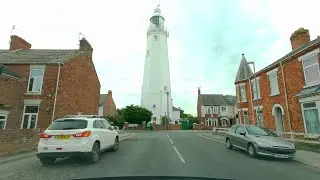 [4k] Drive Through English Countryside | Tunstall Hull to Witherensea