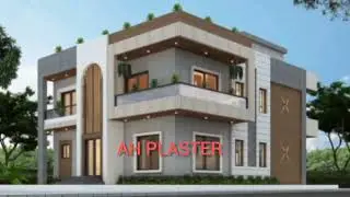 home exterior house elevation design 3D building image elevation