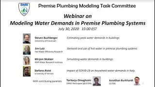 Webinar on Modeling Water Demands in Premise Plumbing Systems