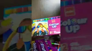 Colourup Kit for kids ( sketch book sketch pens crayons oil pastels glitter pen eraser scale ) 💕