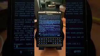 BerryCore with nmap, Linux and more! #bringbackblackberry  #blackberry #qnx