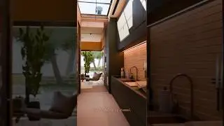 Blender Eevee Animation 2026 modern House 5 #3danimation #interiordesign #3dmodeling #architecture