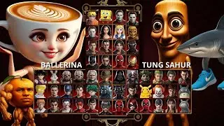 Mortal Kombat 9 &mdash; TUNG TUNG SAHUR & BALLERINA MOD &mdash; Экспертная лестница тегов &mdash; Геймплей @(1080p)...
