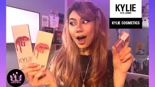 *Chatty* KYLIE LIP KIT unbox, review and DEMO | Saffron Louisa