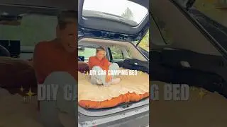 Simple Car Camping Bed Setup | Or A Drive In Movie #diyprojects #carcamping