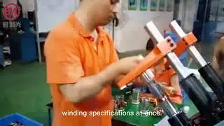 Fully automatic stator wire embedding machine