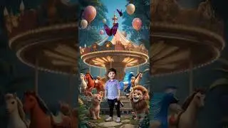 Jungle Carnival AI Birthday Invitation Video | Personalized Digital Invite for Kids' Birthday 🎉