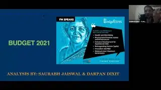 Budget 2021 in details for GDPI CAT2020 by Saurabh Jaiswal, MBA Coach & Director T.I.M.E. Chandigarh