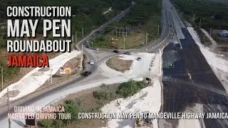 Construction May Pen Roundabout Jamaica