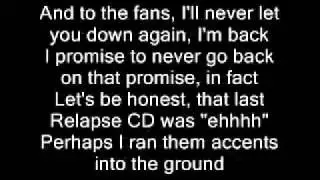 Eminem - Not Afraid (Lyrics)