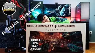 El mejor UltraWide del mercado? Review en espa&ntilde;ol. Dell Alienware AW3418DW IPS 120hz. G-Sync.