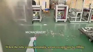 Aluminum tube high viscosity material filling machine