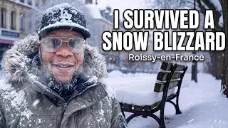 I Survived A Snow Blizzard In Roissy-en-France