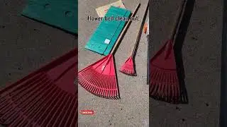 🌷Flower Bed Clean Out!🧹 #shorts #viral  #lawncare #flowerbed