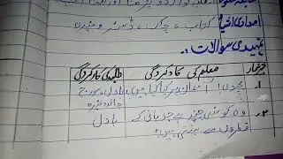 Lesson plan of Urdu 