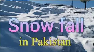 Snow fall in Pakistan 2021|Chattar plain|Sahir Sultan