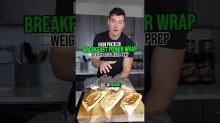 High Protein Bacon Egg & Cheese Wraps! Only 260 Calories! 🥓🍳🧀 #food #shorts #highproteinrecipes