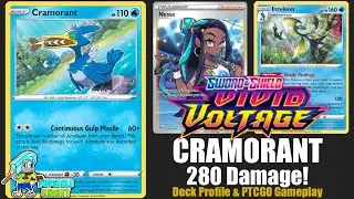 CRAMORANT & Inteleon BUDGET build : Deck Profile & PTCGO gameplay : Pokemon Vivid Voltage