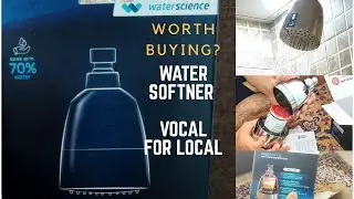 WaterScience cleo SFM-419 Shower Unboxing & Installation | HardWater Hack : make water soft for hair