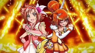Cure Rouge x Cure Sunny duo transformation 🔥 (fan made)