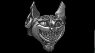 SG Custom Silver - Cheshire Cat Ring