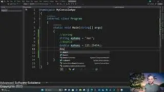 .NET Zero To Hero Course - Variables Data Types Part 2