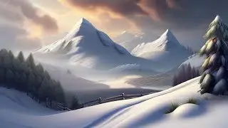 Snowy Hills Beautiful View Slideshow @beautyofnaturegj.0849 || BeautyOfNaturerj0