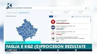 Num&euml;rimi i votave - Faqja e KQZ (s)proceson rezultate
