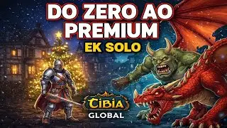 Tibia AO VIVO | EK do ZERO ao PREMIUM 🎅 Especial de Natal – Rumo ao Sucesso!