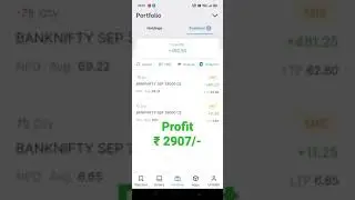 Profit ₹2907/- BankNifty Option Hedging Strategy