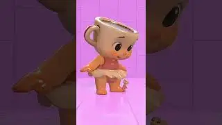 Funny 3D Animation &ndash; Coffee Cup Girl Dancing Ballet ☕🩰😂