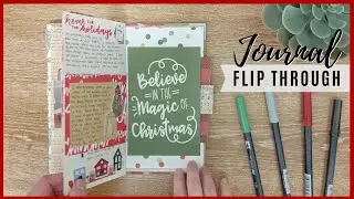 December Journal Flip Through