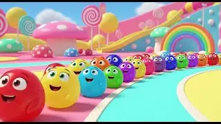 Jelly Bean Jumping Fun at the Playground | Best Kids&rsquo; Nursery Rhymes and Learning Songs