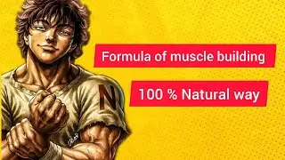 formula of muscle building #muscular  #gymmotivation #gymlife  #fittness #musclemass #bodybuilding